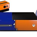 Ripped Colors Blue Orange – Holiday Bundle Decal Style Skin Set fits XBOX One Console, Kinect and 2 Controllers (XBOX SYSTEM SOLD SEPARATELY)