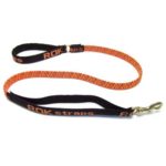ROK Straps Stretch 54″ Leash For Large Dogs 60lbs Plus – Color: Orange w/Black