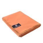 Orange Color Large Microfiber Towel for Travel, Gym, Workout, Sports, Yoga, Running, Swimming, Beach- PERFECT for hair drying, a bath mat, cleaning cloth, wiping dishes, neck towels.. cats & dogs