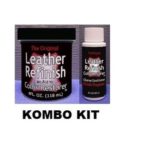 Leather Refinish Color Restorer Dye & Cleaner/Preparer Combo Kit