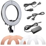 Neewer Camera Photo/Video 14 inches/36centimeters Outer 36W 180 Pieces LED SMD Ring Light 5500K Dimmable Ring Video Light with Plastic Color Filter Set and Universal Adapter with US/EU Plug