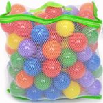 100 Wonder Playball Non-Toxic Crush Proof Quality Balls w/ Mesh Tote