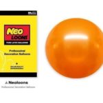 Neo LOONS 5 Inch Pearl Orange Color Natural Latex Balloons for Party Decoration 100 Pcs/lot