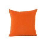 Decor Pillow Case, Howstar Solid Decorative Throw Pillow Covers For Couch Sofa Soft Cushion Case 18 x 18 Inch (Orange)