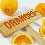 ORANGES Tree Sign, Hand Routed, Garden Tree Markers, Citrus Tree Sign, Fruit Signage, Custom Garden Sign, Personalized Garden Marker