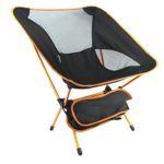 Ashviee Easy Chair, Ultralight Portable Folding Camping Chair, Super Lightweight for Outdoor Activities (Orange)