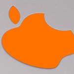 Orange Color Changer Logo Overlay for Macbook