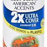 Rust Oleum 280698 American Accents Ultra Cover 2X Spray Paint, Gloss Real Orange, 12-Ounce