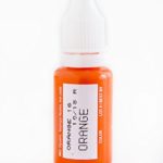 15ml MICROBLADING BioTouch ORANGE Cosmetic Pigment Color Tattoo Ink LARGE Bottle pigment tested professional permanent makeup supplies Eyebrow Lip Eyeliner microblading supplies pigment