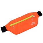 Hot Sales!! ZOMUSAR Soft Nylon Pure Color Water Resistant Waist Bag Pack for Outdoors Running Climbing Carrying Chest Bag (Orange)