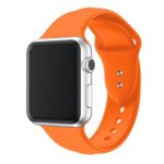 HandyGear Sport Band for Apple Watch, Premium Sport Durable Soft Silicone Bracelet Strap Replacement Band for Apple Watch iWatch Series 1, Series 2, Series 3 (38MM S/M Spicy Orange)