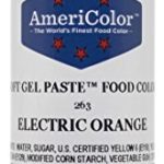 Electric Orange Soft Gel Paste 4-1/2 Ounces by Americolor