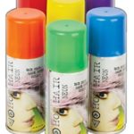 Spray On Temporary HairSpray 7 Colors Fluorescent Hair Color – 1 can in your color