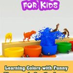 Learning Colors with Funny Dinosaurs in Creative Lesson