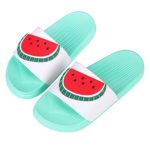 Cute Bath Slippers Colorful Fruit Beach Sandals Shower Shoes for Adults and Kids