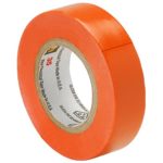 3M Scotch¨ Vinyl Color Coding Electrical Tape 35-1/2″ Wide, 20 Feet, Orange (1 Rolls)