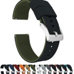 Barton Elite Silicone Watch Bands – Quick Release – Choose Color – 18mm, 20mm & 22mm Watch Straps