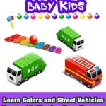 Learn Colors and Street Vehicles Name with Wooden Face Hammer