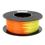 Color Changing with Temperature 3D Printer PLA Filament,From Orange to Yellow,1.75 mm, Dimensional Accuracy +/- 0.05 mm, 1KG Spool(2.2LBS), 3D Printing PLA Material