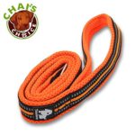 Chai’s Choice Pet Products 78″ Best Padded 3M Reflective Outdoor Adventure Dog Leash, Medium, Orange