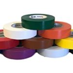Protak Mixed Color Electrical Tape, 3/4″ width x 60′ length, PVC 7mil, Pack of 10 Rolls