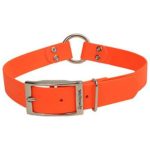 Remington Waterproof Hound Dog Collar with Center Ring | 1″ by 24″ | Safety Orange Color 1-Unit