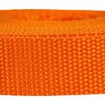 Strapworks Heavyweight Polypropylene Webbing – Heavy Duty Poly Strapping for Outdoor DIY Gear Repair, 1 Inch x 50 Yards – Orange