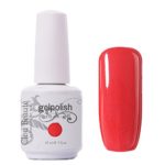 Clou Beaute Gelpolish 15ml Soak Off UV Led Gel Polish Lacquer Nail Art Manicure Varnish Color Orange Red 1022