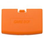 Plastic Battery Cover Door Part for Game Boy Advance GBA Orange Color