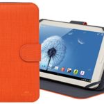 Rivacase 3312 Universal 7 Inch Tablet Cover Case, Stylish, Protective, Orange Color