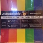 50-Sheet Astrobrights Cardstock – Primary Colors