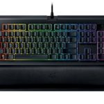 Razer BlackWidow Chroma V2 – RGB Mechanical Gaming Keyboard – Ergonomic Wrist Rest – Tactile & Silent Razer Orange Switches