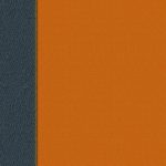 Grey-Orange School Colors Notebook — Creative Journal: 7×10, Cream Paper, 5mm Dot Grid, 184 Pages