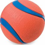 Chuckit! Ultra Dog Ball Bounces Floats Bright Orange Blue 5
