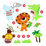 15 Premium 3D Wall Decals – Amazon Animals – Eco-Friendly – Reusable – Long Lasting – Easy Stick – Colorful – Foam Stickers – Kids Room Decals – Educational Sticker Decals – Nursery Baby Decor