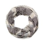 Me Plus Women Fashion Lightweight Soft Multi Striped Infinity Loop Scarf