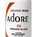 Adore Semi-Permanent Haircolor #039 Orange Blaze 4 Ounce (118ml) (2 Pack)