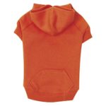 Zack & Zoey Basic Hoodie for Dogs, 16″ Medium, Vibrant Orange