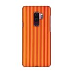 AMZER Slim Fit Printed Snap On Hard Shell Case, Back Cover with Screen Cleaning Kit Skin for Samsung Galaxy S9 Plus – HD Color, Ultra Light – Carbon Fibre Redux Tangy Orange 14