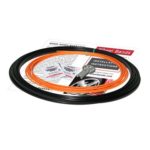 RimPro-Tec System | 4 x Inner Pinstripes + 4 x Base | Reduce curb damage | Durable all-weather protectors | Fits all Wheels from 13″ to 22″ | Complete set | Base Color: Black | Inner Color: Orange