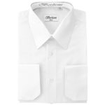 Berlioni Men’s Dress Shirt – Convertible French Cuffs – Huge Color Selection