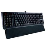 B945 Light Strike Optical Gaming Keyboard (Tactile & Clicky) – Left Handed Numpad Block – Faster Than Mechanical – 0.2ms Key Response, Diamond Cut Aluminum Body, RGB LED Backlit [LK Libra ORANGE]