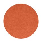 Ambiant Pet Friendly Solid Color Orange 3′ Round – Area Rug
