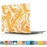 MacBook Retina 13 inch Case A1425/A1502, PapyHall Color Painting Plastic Pattern Hard Case for MacBook Pro 13 inch Retina Display A1425/A1502 – Orange