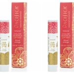 Pacifica Blood Orange Color Quench Lip Tint (Pack of 2) with Coconut Oil, Soy Wax, Candelilla Wax, Cocoa Seed Butter, Avocado Oil and Rosemary Leaf Extract, 100% Vegan and Gluten-free, 0.15 oz.