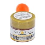 Fondust Hybrid Powder Food Color Neon Orange, 4 Grams by Roxy & Rich