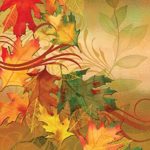 Toland Home Garden Autumn Aria 12.5 x 18 Inch Decorative Colorful Fall Leaves Orange Yellow Leaf Garden Flag
