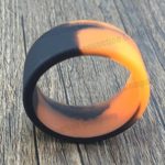 Tank Bands 21mm Silicone Tank Band Ring Bumper 21 COLORS AVAILABLE (4-PACK (Orange/Black))