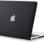 Kuzy – AIR 13-inch BLACK Rubberized Hard Case for MacBook Air 13.3″ (A1466 & A1369) (NEWEST VERSION) Shell Cover – BLACK