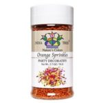 India Tree Nature’s Colors Orange Sprinkles, 2.7 Ounce